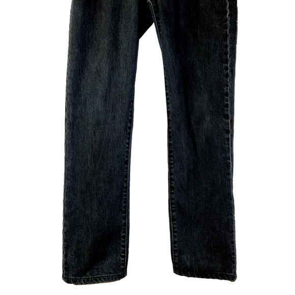 BCBG Maxazria Jeans Women's Size 30 Blue Black Mid Rise 5-Pkt Straight Leg Jean - Picture 3 of 8